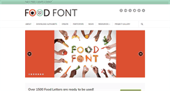 Desktop Screenshot of foodfont.com