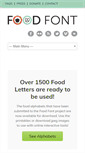 Mobile Screenshot of foodfont.com